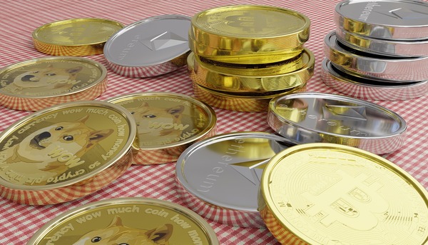 TRON and Ethereum blockchain coins representing a TRC20 to ERC20 USDT exchange